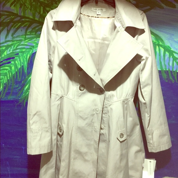 ✂️ Via Spiga Trench Coat 🧥 - Picture 2 of 9